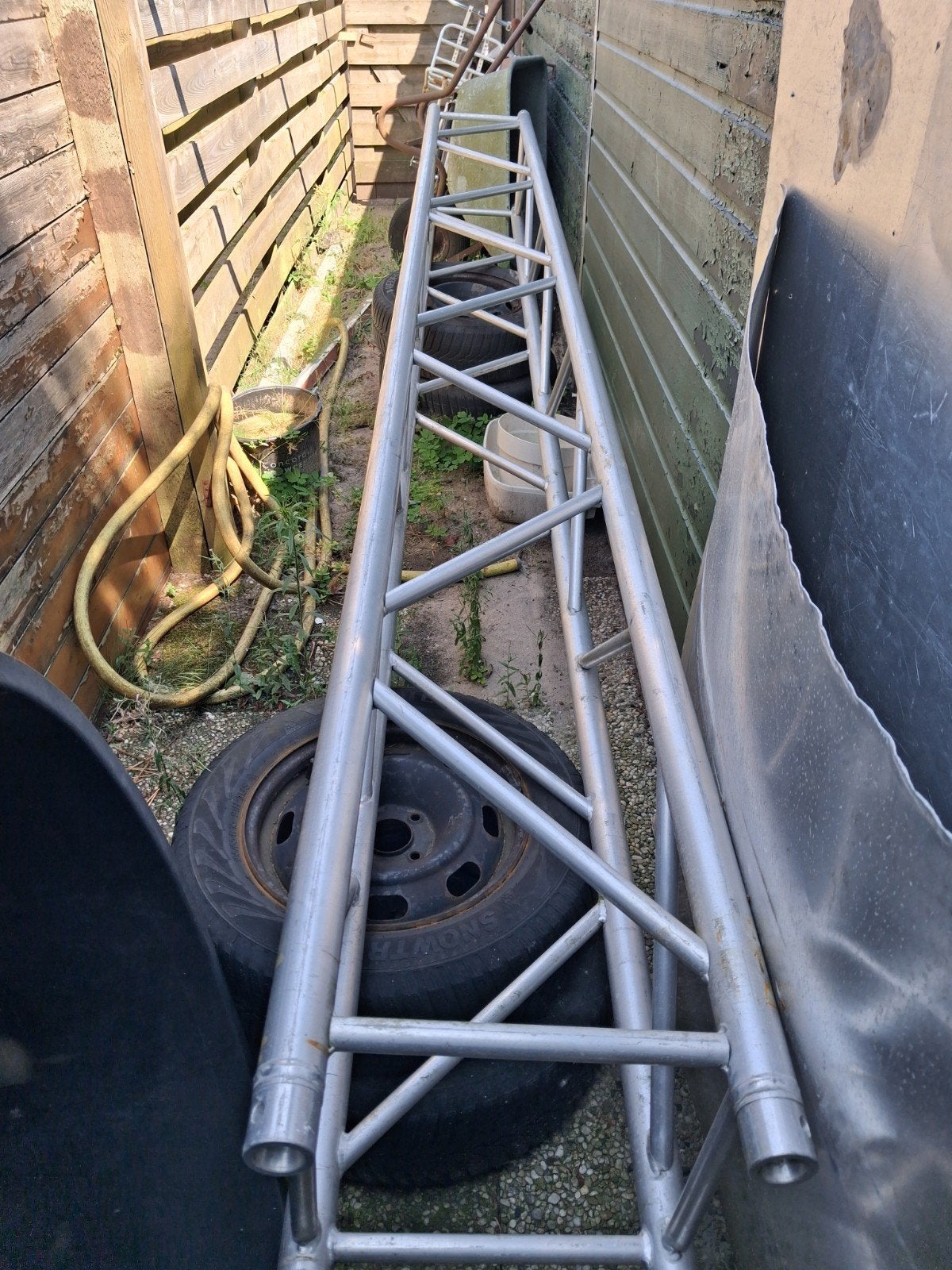Aluminium truss/poot voor antenne of constructie, Ophalen, Gebruikt, Toebehoren