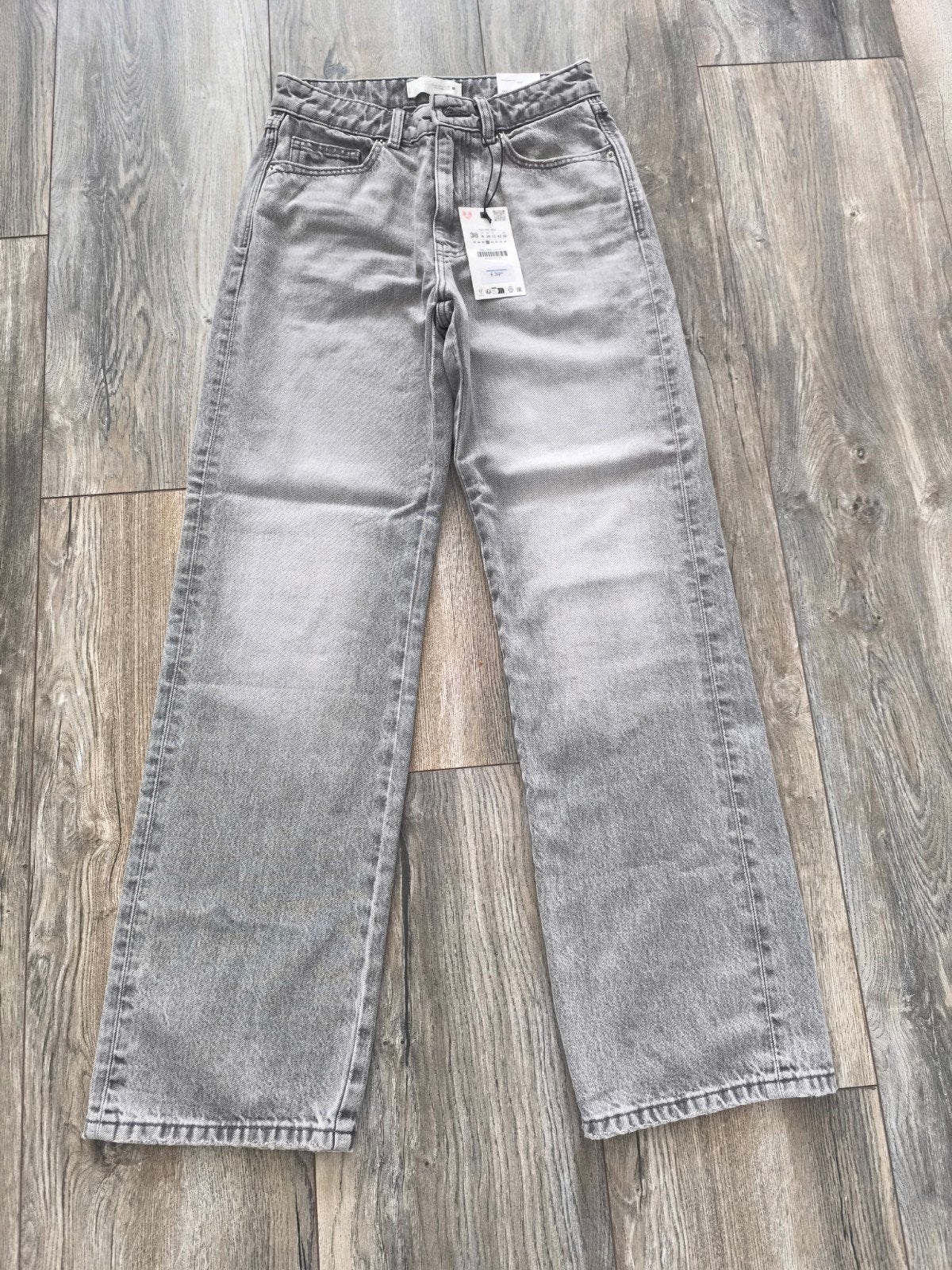 Nieuwe Zara grijze jeans - Maat 38, Kleding | Dames, Ophalen, Zara, Overige jeansmaten, Nieuw