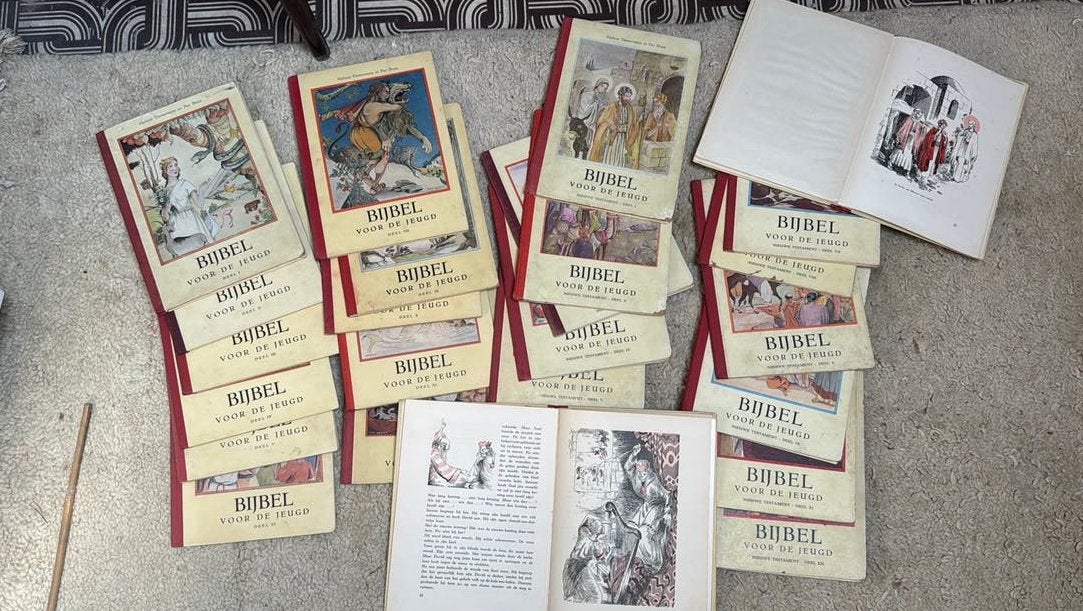 Bijbel voor de jeugd 24 delig uit 1947, Ophalen
