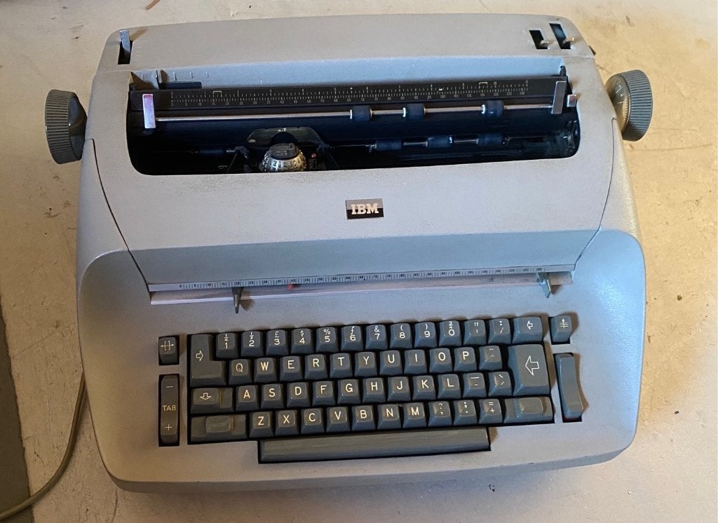 IBM selectric i letterbol typemachine, Ophalen, Gebruikt