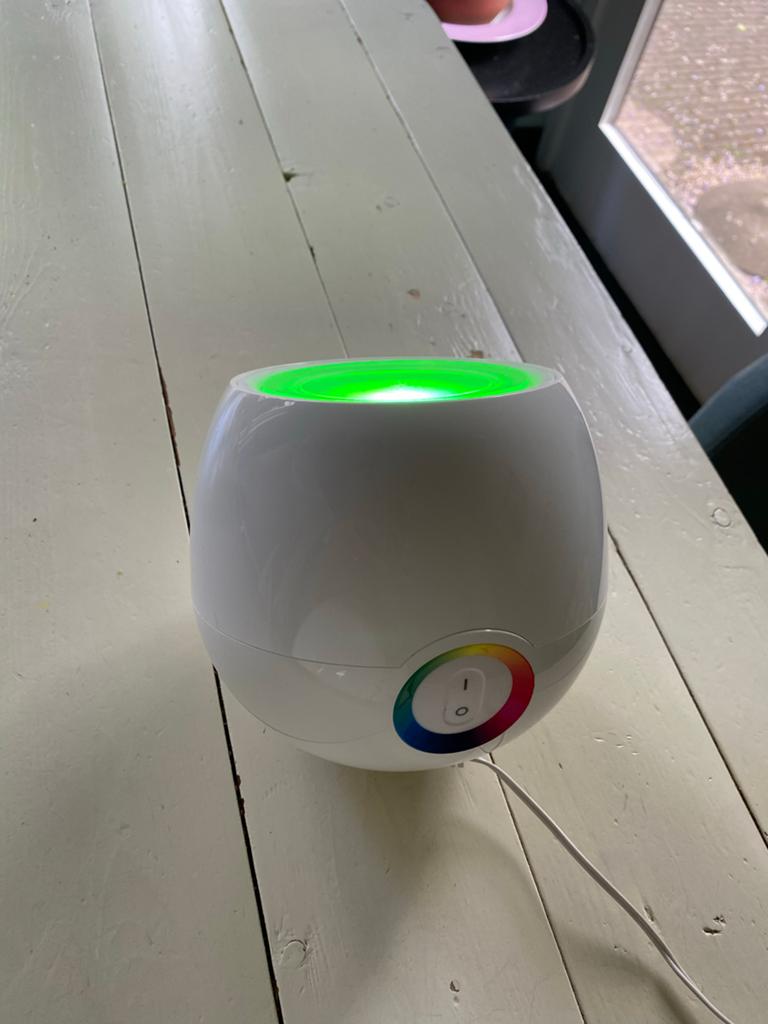 Sfeervolle Philips LED-lamp met kleurwissel en dimmer, Ophalen of Verzenden, Zo goed als nieuw