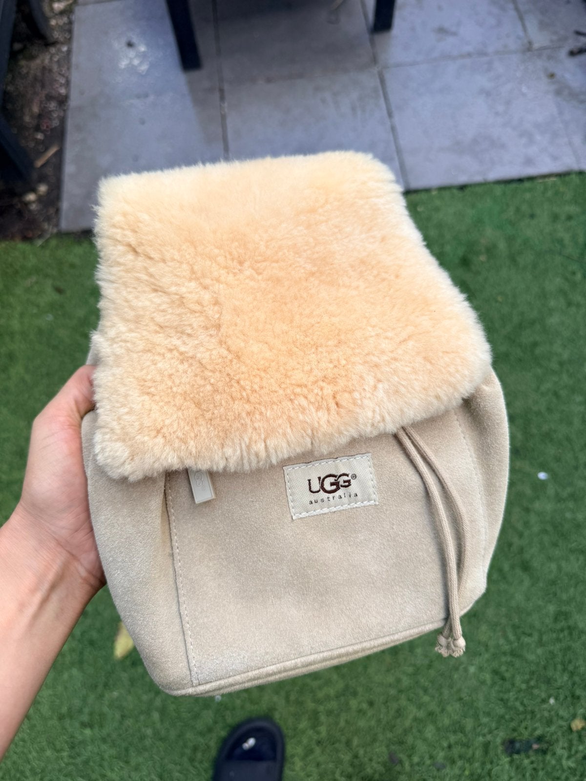 Ugg rugtas, Ophalen of Verzenden, Zo goed als nieuw, Overige merken