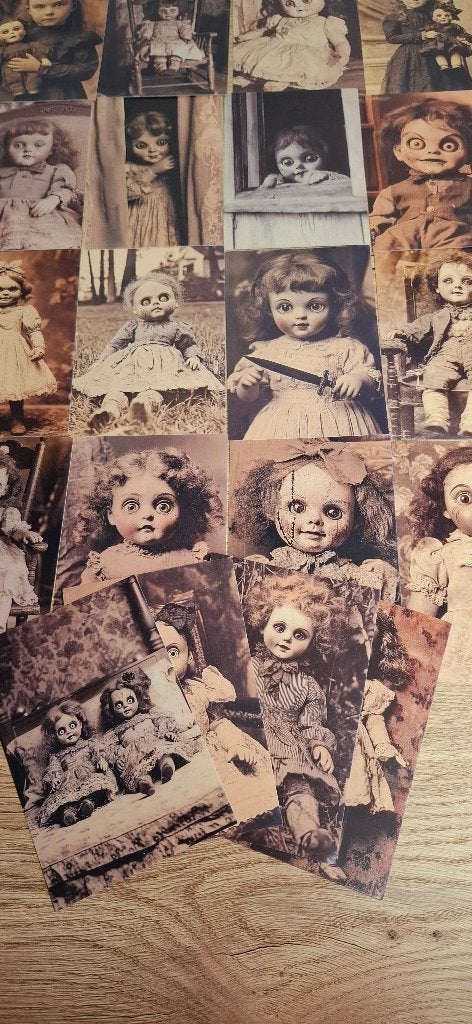 ansichtkaarten: Possesed dolls, Ophalen of Verzenden, 1980 tot heden, Ongelopen, Overige thema's
