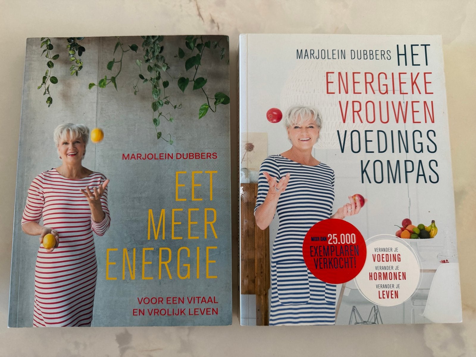 Marjolein Dubbers: Eet Meer Energie & Het Energieke Vrouwen, Boeken, Ophalen of Verzenden, Gelezen, Gezondheid en Conditie