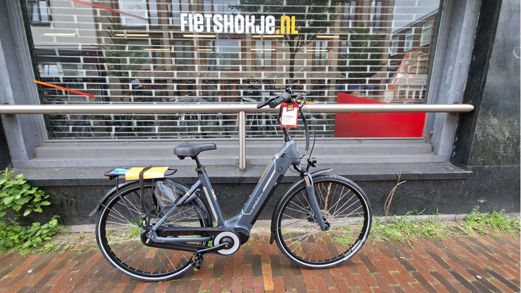 Fietshokje Houtplein: Amslod Wellington E-MB E-bike.