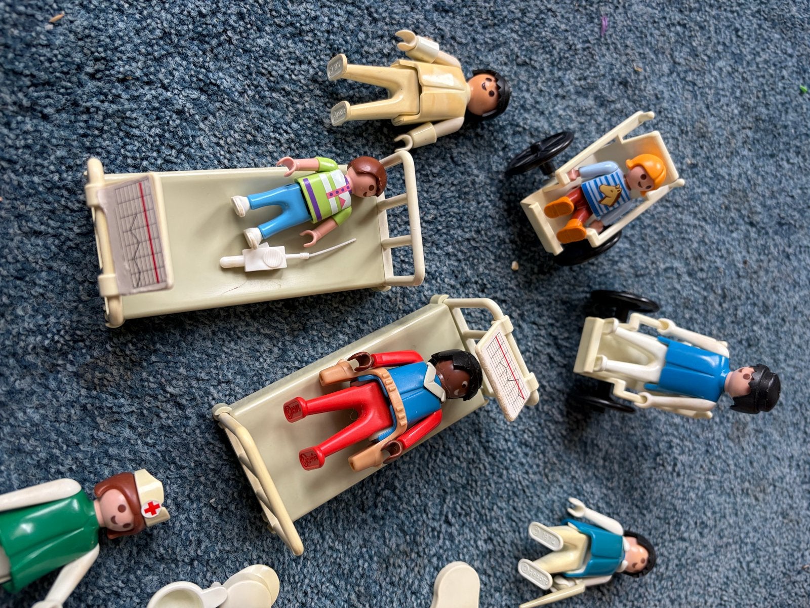 Playmobil Ziekenhuis Set - Figuren en Bedden, Ophalen of Verzenden, Gebruikt