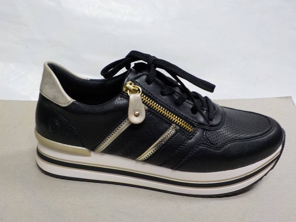 Remonte zwarte sneakers maat 43, Zwart, Nieuw, Ophalen of Verzenden, Sneakers of Gympen