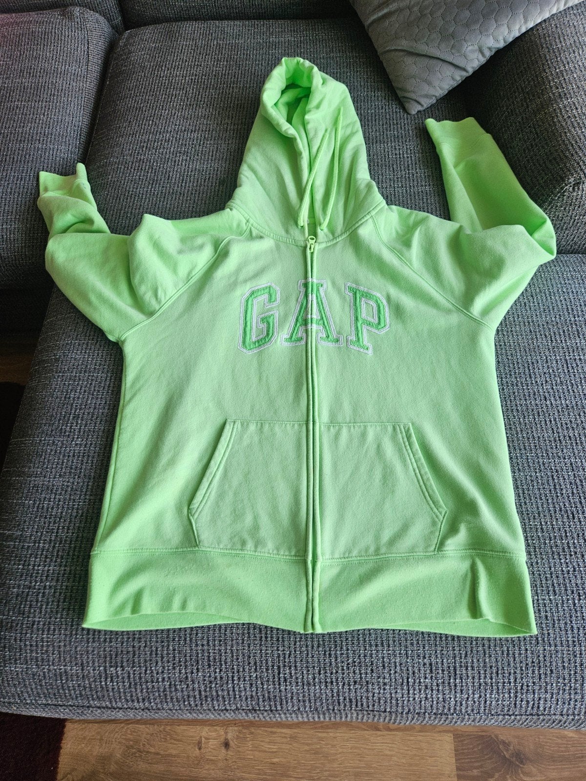 GAP Dames Hoodie Mint/Neongroen Maat L, Ophalen of Verzenden