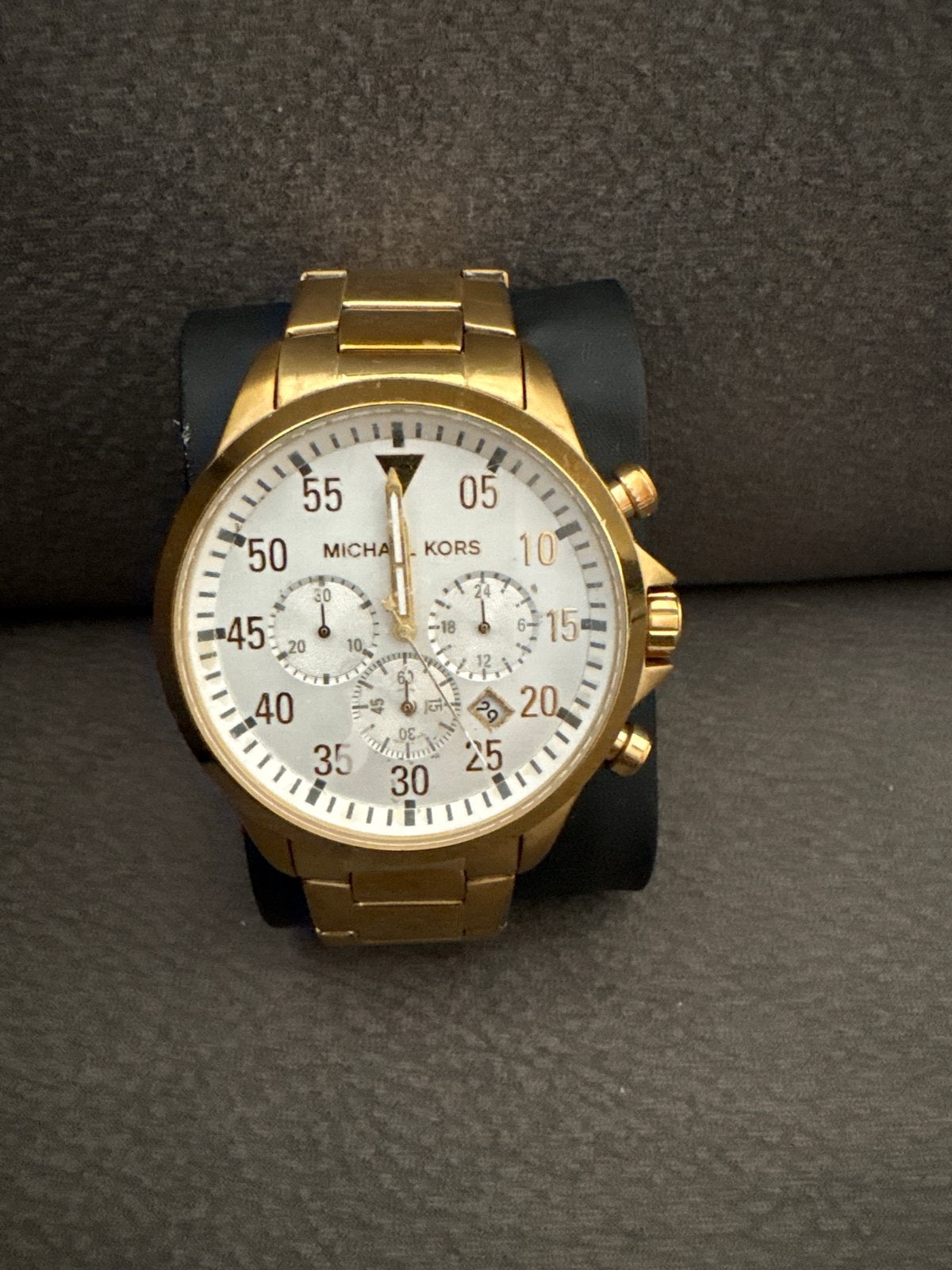 Michael Kors Gouden Polshorloge, Ophalen of Verzenden, Zo goed als nieuw