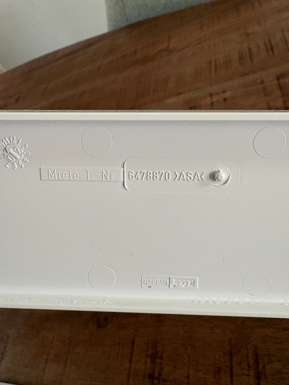 Miele tussenstuk wasmachine en wasdroger 6478870, Witgoed en Apparatuur, Ophalen, Gebruikt