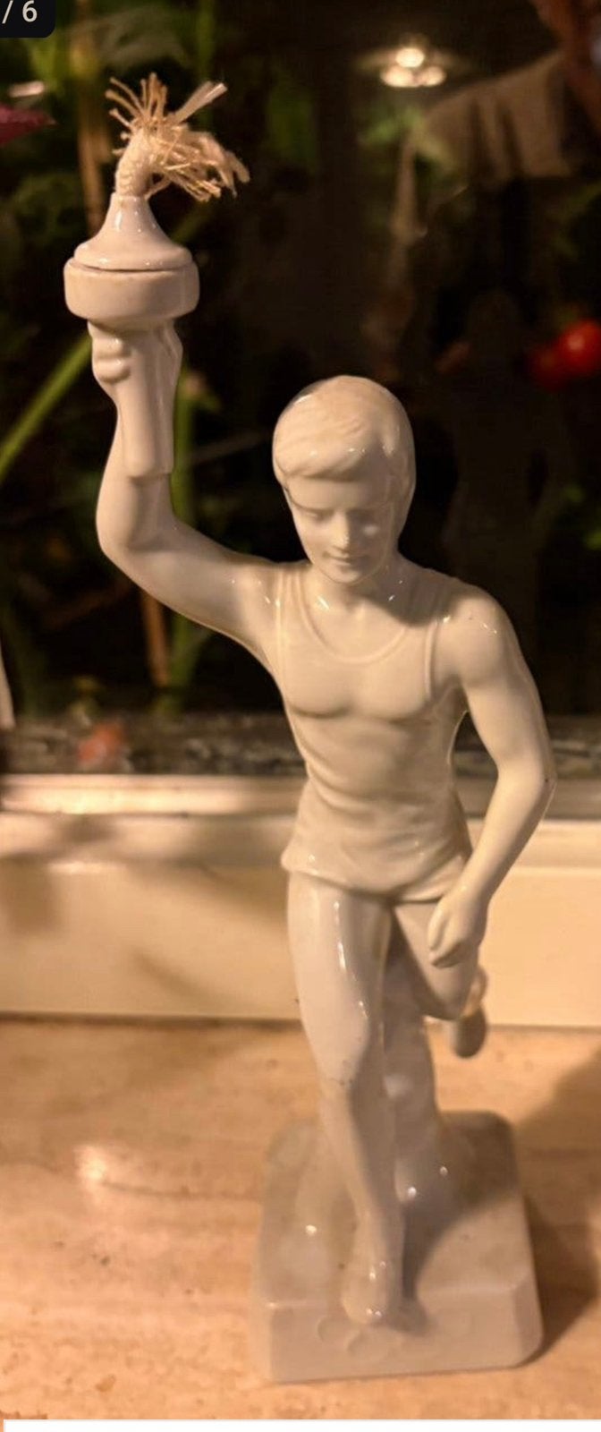 Olympische Spelen Berlijn 1936 Fakkeldrager Olielamp, Ophalen of Verzenden, Gebruikt