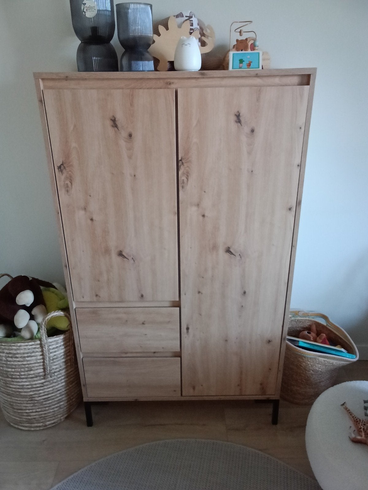 Babykamer kasten, Ophalen, 100 tot 150 cm, Modern, Scandinavisch, Met lade(s)