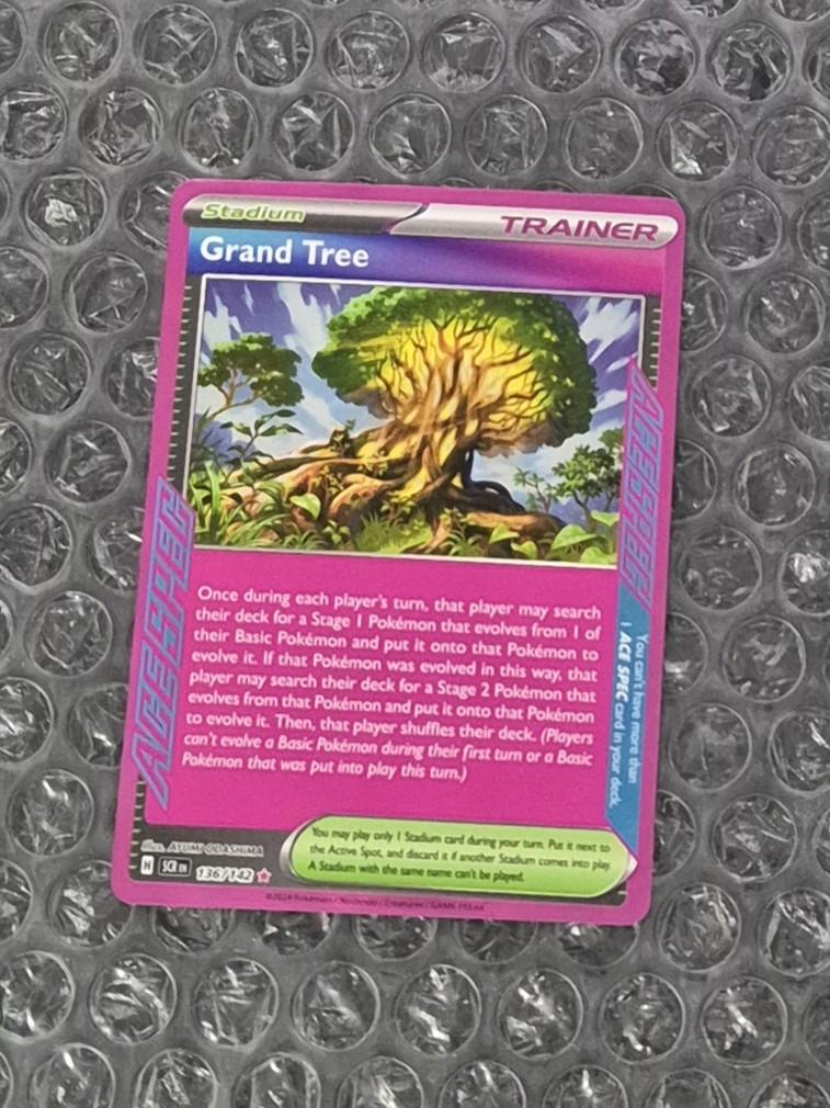 Grand Tree 136/142 Stellar Crown SCR Ace Spec Scarlet & Viol, Ophalen of Verzenden, Zo goed als nieuw, Losse kaart, Foil