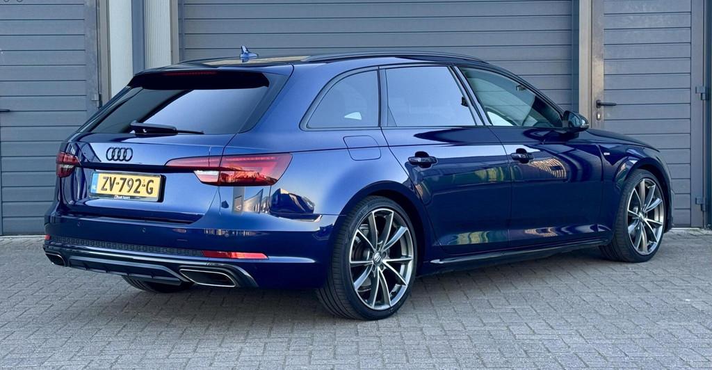 Audi A4 Avant 40 TFSI 190pk Sport | S LINE BLACK EDITION | N, Auto's, Audi, Gebruikt, Euro 6, 1984 cc, Blauw
