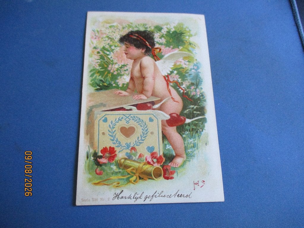 12 fantasie, Ophalen of Verzenden, Voor 1920, Gelopen, Sterren en Beroemdheden
