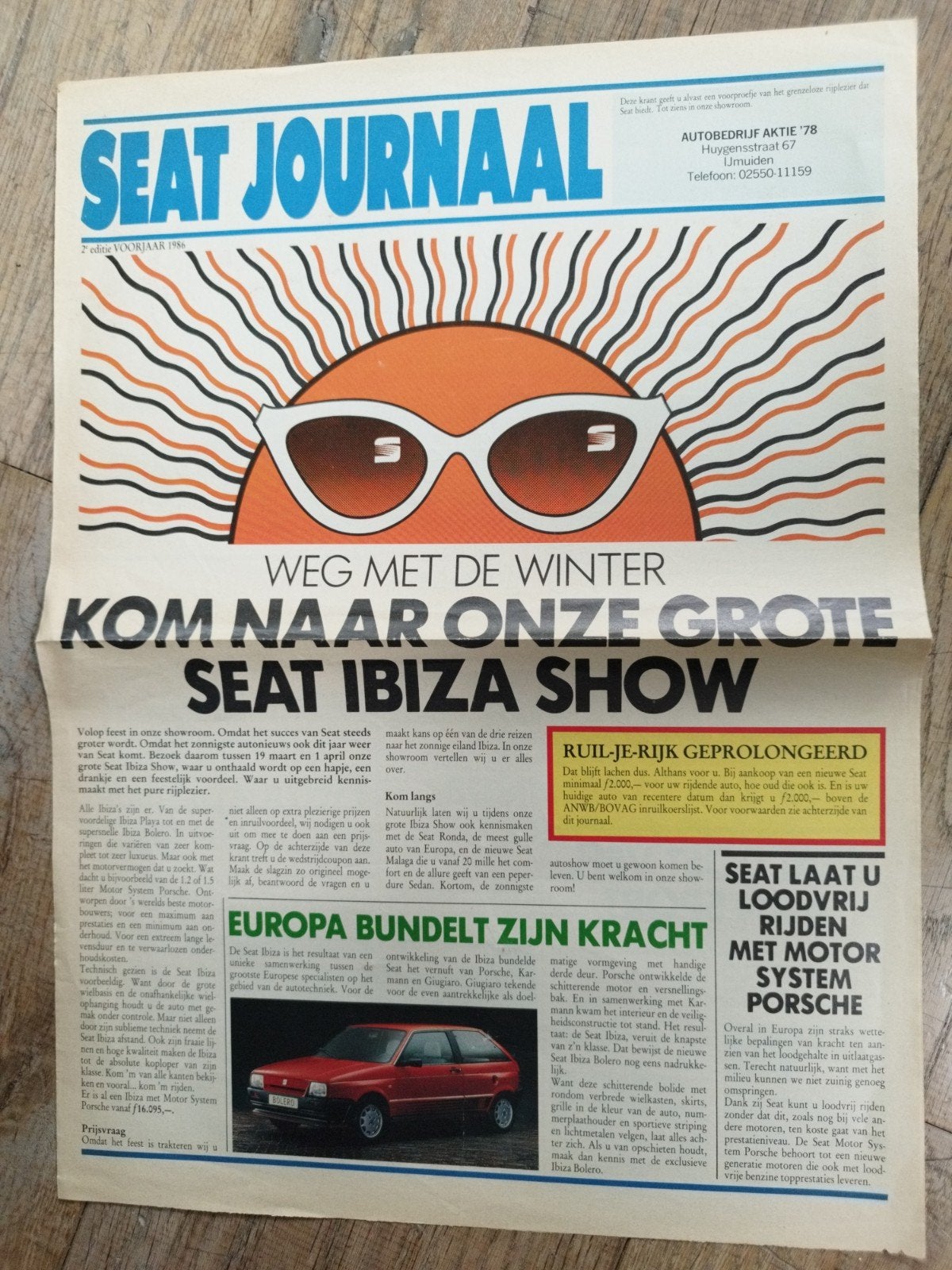 Seat Journaal 1978 - Informatie over Seat modellen, Gelezen, Seat, Algemeen, Ophalen of Verzenden