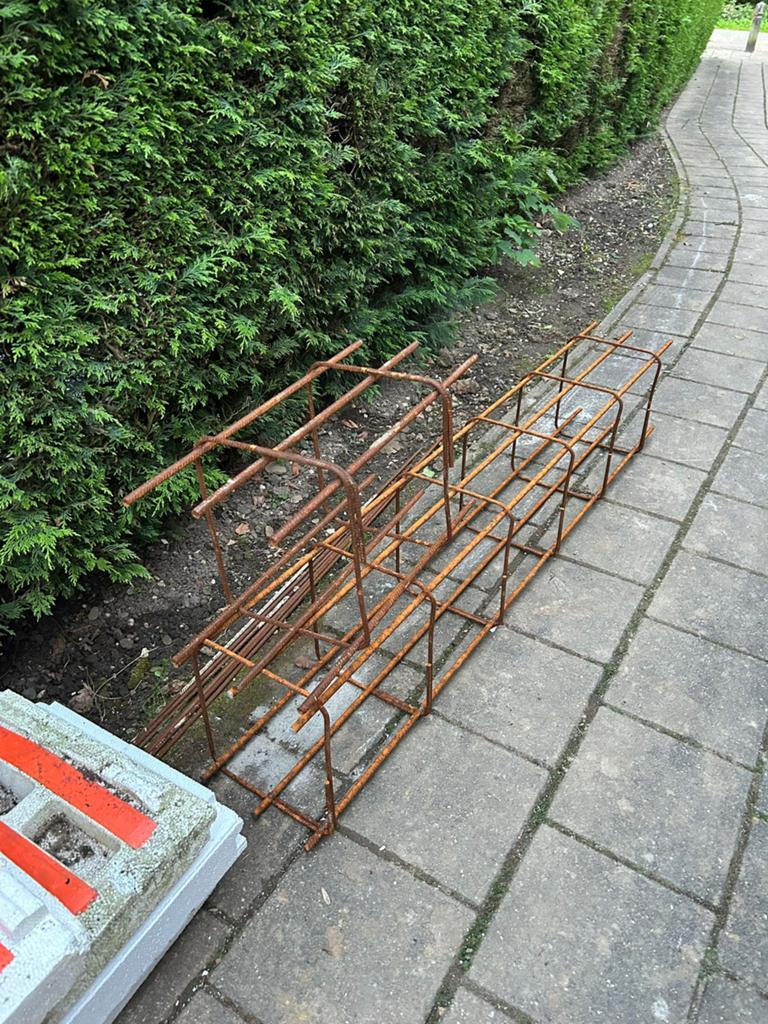Materialen isobouw fundatiekist, Ophalen, Gebruikt