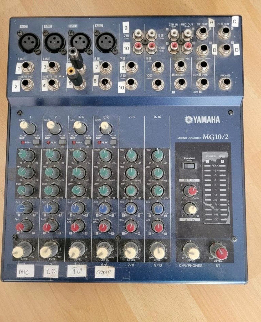 Yamaha MG10/2 Mengpaneel - Compacte Mixer, Ophalen, Gebruikt, 5 tot 10 kanalen, Microfooningang