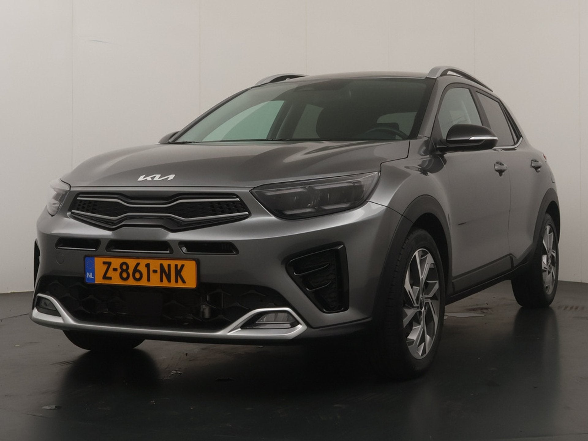 Kia Stonic 1.0 T-GDi MHEV GT-Line Stoel/-Stuurwielverwarming, Auto's, Voorwielaandrijving, Gebruikt, Met garantie (alle), Leder en Stof
