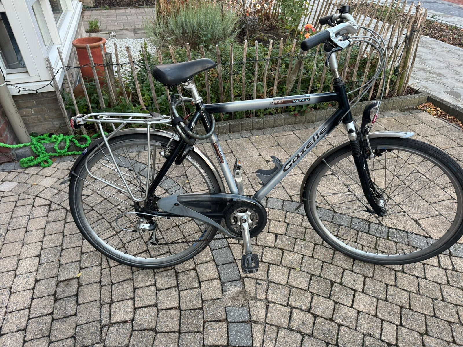 Te koop Gazelle herenfiets 24 versnellingen, Ophalen, Gebruikt, Velgrem, Versnellingen