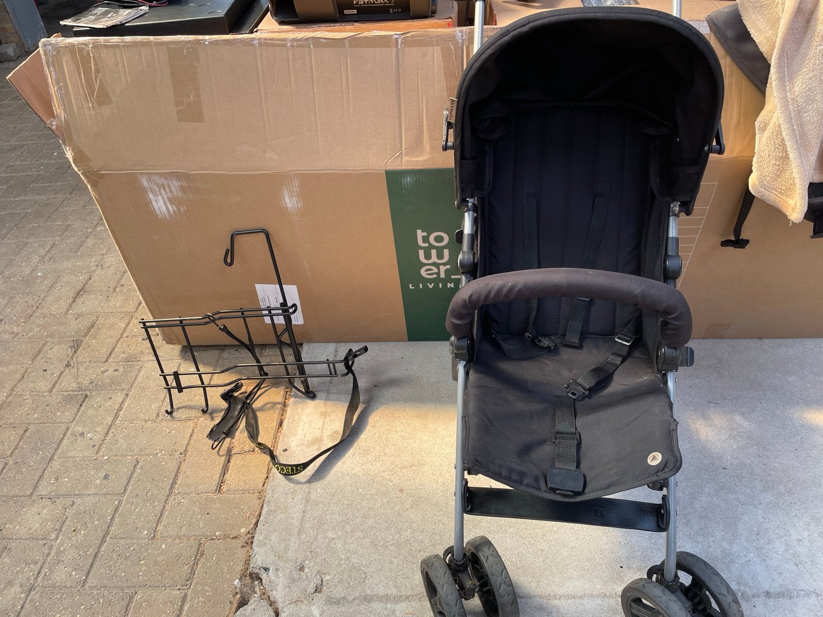 Topmark buggy met regenhoes en verstelbare rugleuning, Kinderen en Baby's, Buggy's, Ophalen of Verzenden, Gebruikt, Overige merken