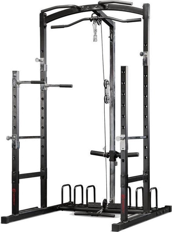 Marcy RS5000 Power Rack / Krachtstation met kabelstation, Ophalen, Benen, Gebruikt, Krachtstation