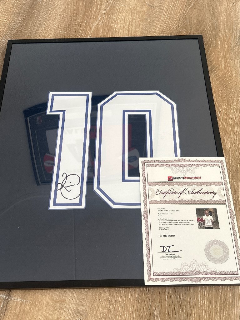 Barcelona Romario gesigneerd shirt +COA, Verzamelen, Sportartikelen en Voetbal, Ophalen of Verzenden, Nieuw, Buitenlandse clubs