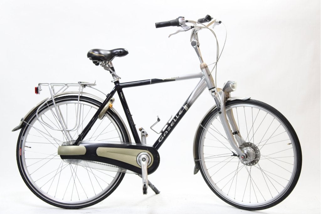 Gazelle Saphir 53cm heren stadsfiets, Gebruikt, Gewoonfietsen, Industrieweg 23, 2712 LA Zoetermeer, Info@gewoonfietsen.nl
