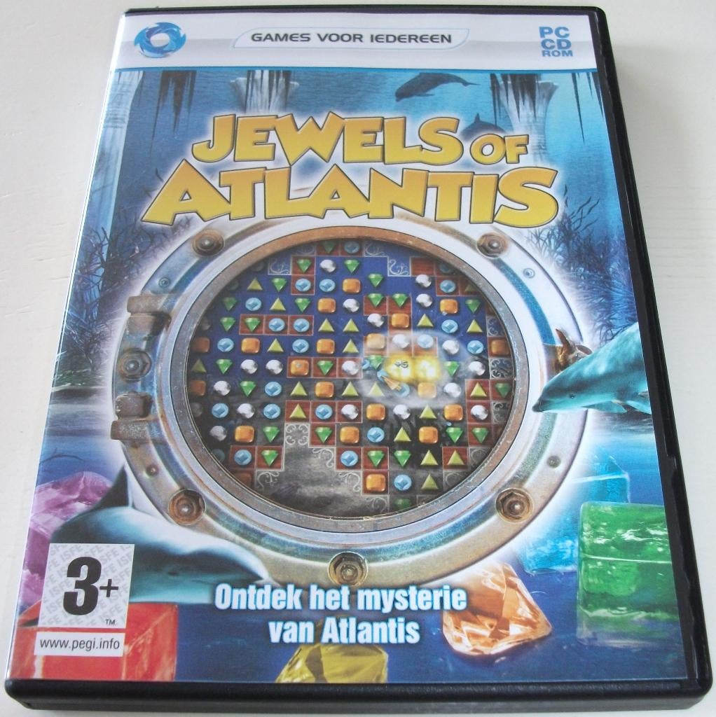 PC Game *** JEWELS OF ATLANTIS *** Ontdek het mysterie!, Puzzel en Educatief, 1 speler, Ophalen of Verzenden, Zo goed als nieuw