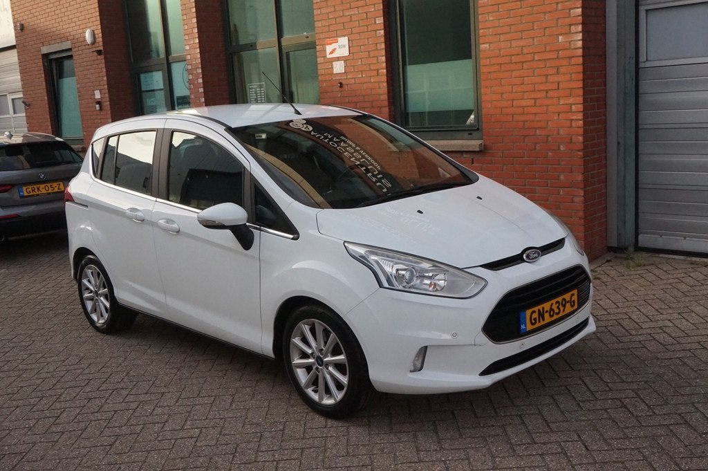 Ford B-Max 1.0 EcoBoost Titanium Camera, Navi, PDC, Auto's, Ford, Voorwielaandrijving, Gebruikt, Wit, Origineel Nederlands