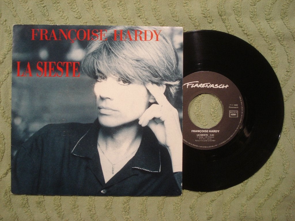 Françoise Hardy 7" Vinyl Single: ‘La Sieste’ (Frankrijk), Ophalen of Verzenden, Zo goed als nieuw, 7 inch, Pop