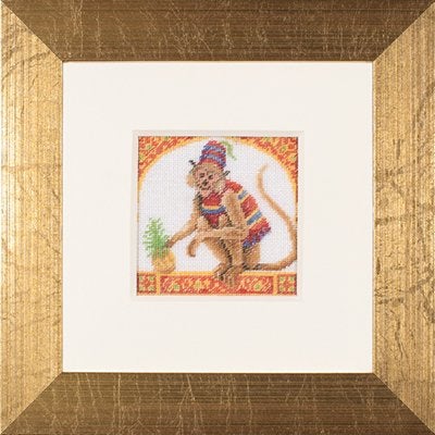 Borduurpakket Oriental style - Monkey 35017, ., Nieuw, Ophalen of Verzenden, .