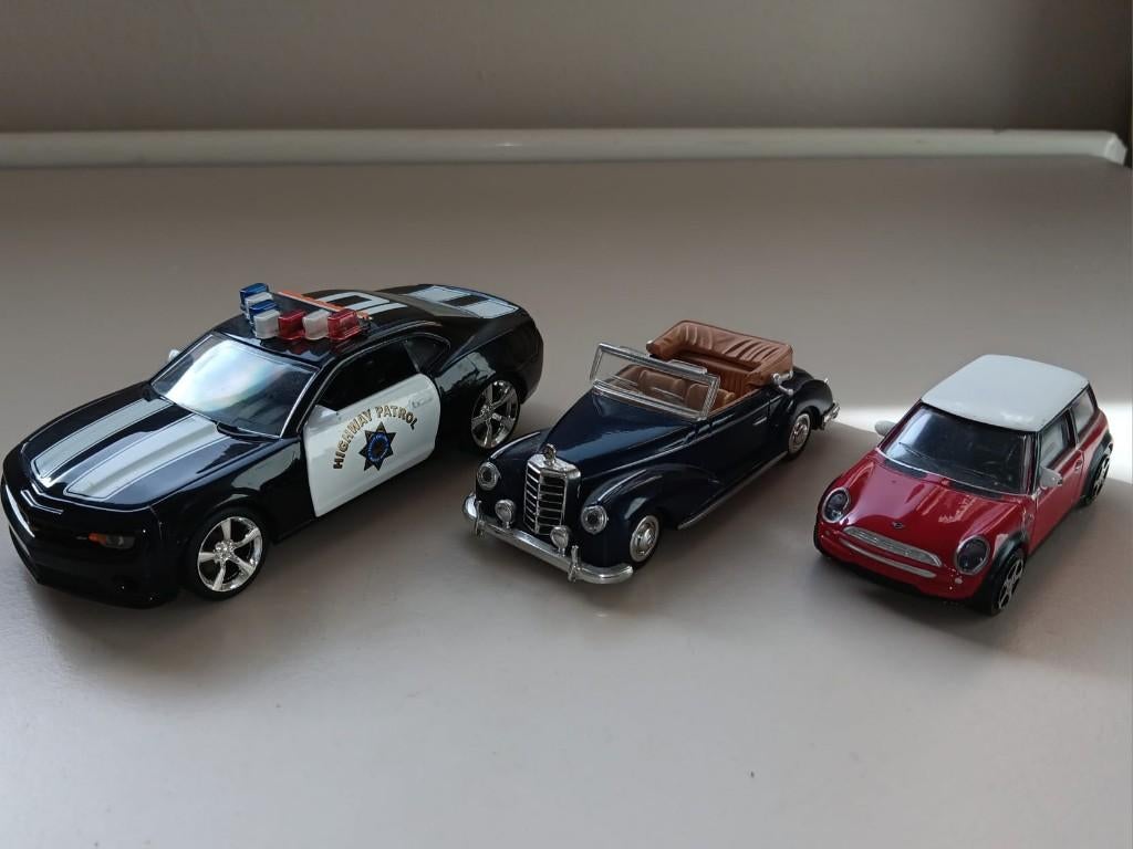 Modellenauto’s Renault, Lamborghini, Mercedes, Corvettet, Ophalen of Verzenden, Gebruikt, Auto, Overige merken