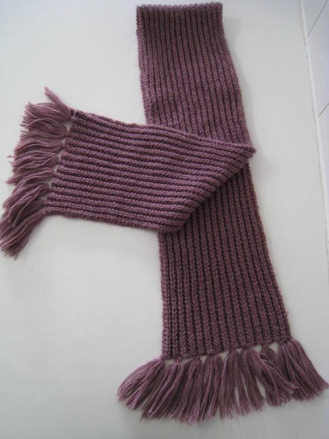 Damessjaal, bordeaux/paars, dik & zacht, met franje, nieuw!, Ophalen, Nieuw, Maat 34 (XS) of kleiner, Handschoenen