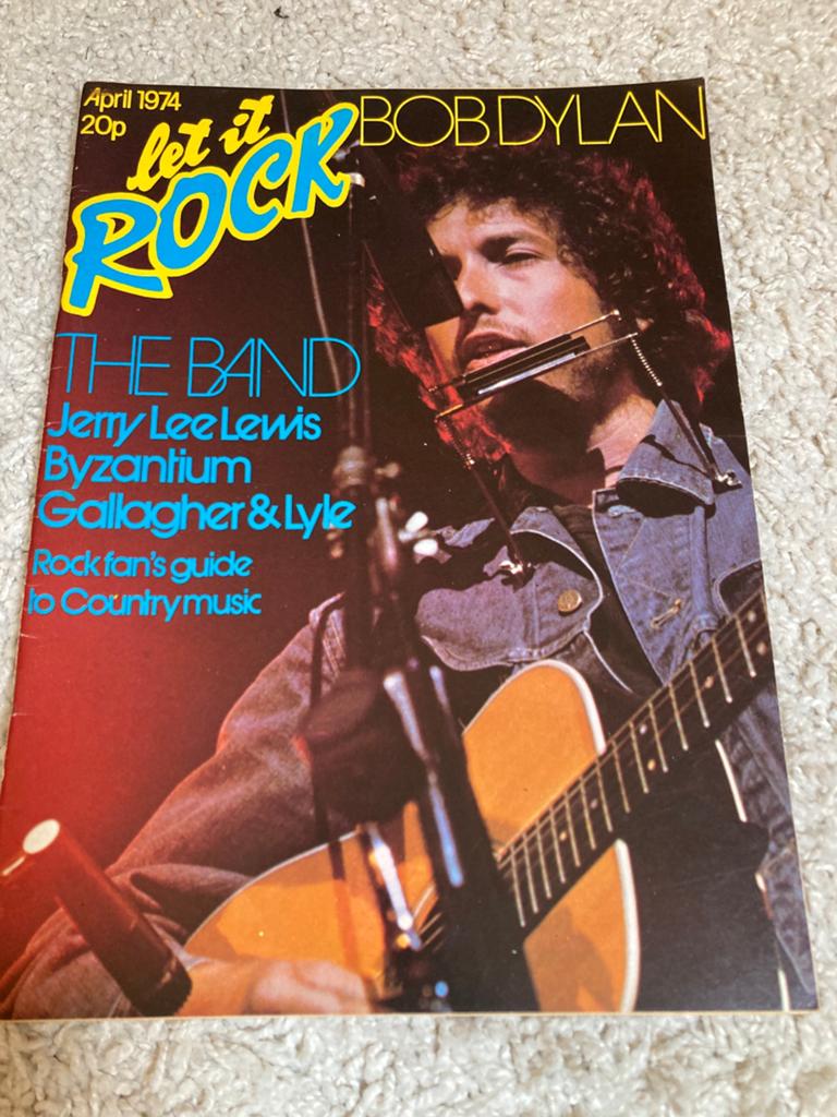 LET IT ROCK Magazine 1974 THE BAND Jerry Lee Lewis BOB DYLAN, Boeken, Ophalen of Verzenden, Muziek, Film of Tv