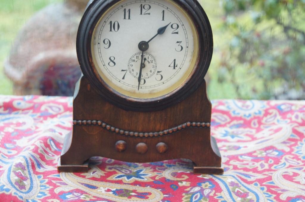 Tafelklokje met wekker, Ophalen of Verzenden