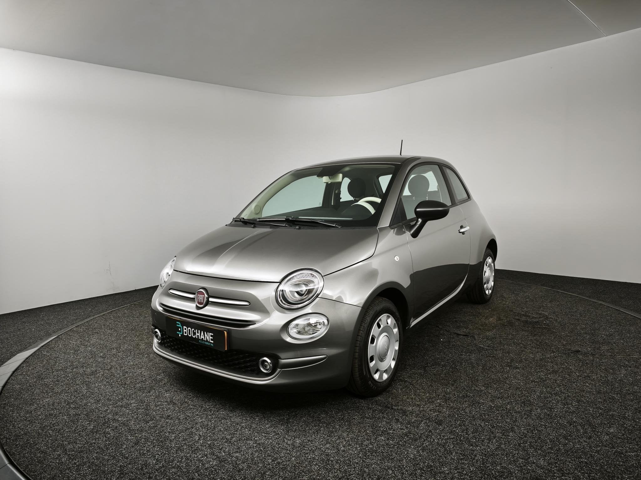 Fiat 500 1.0 Hybrid | Cruise Control | Parkeersensoren | Blu, Stof, Gebruikt, 4 stoelen, Handgeschakeld