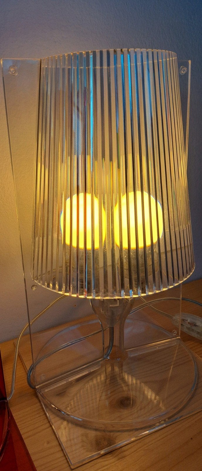Kartell Tafellamp - Transparant Design, Kunststof, Gebruikt, Overige merken, E14 (klein)