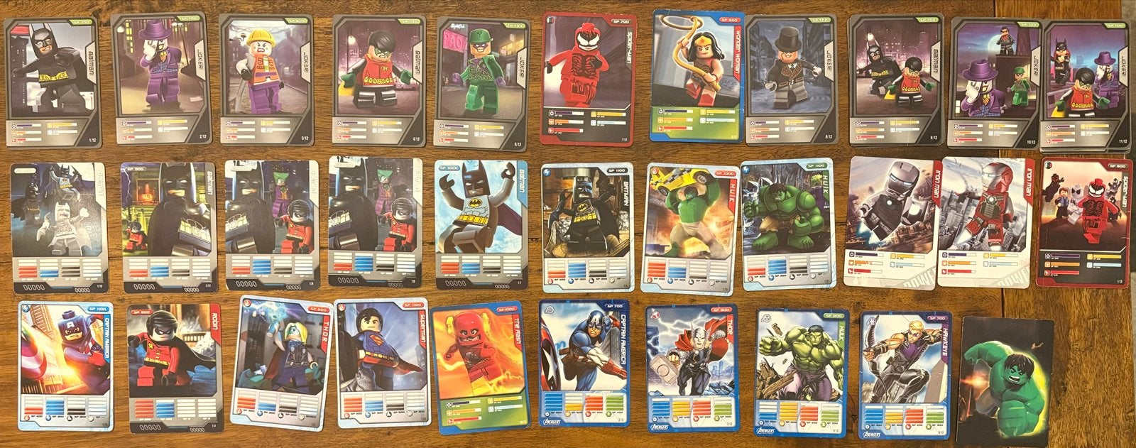 Grote partij LEGO Super Heroes kaarten (Batman, Avengers)-32, Verzamelen, Ophalen of Verzenden, Gebruikt