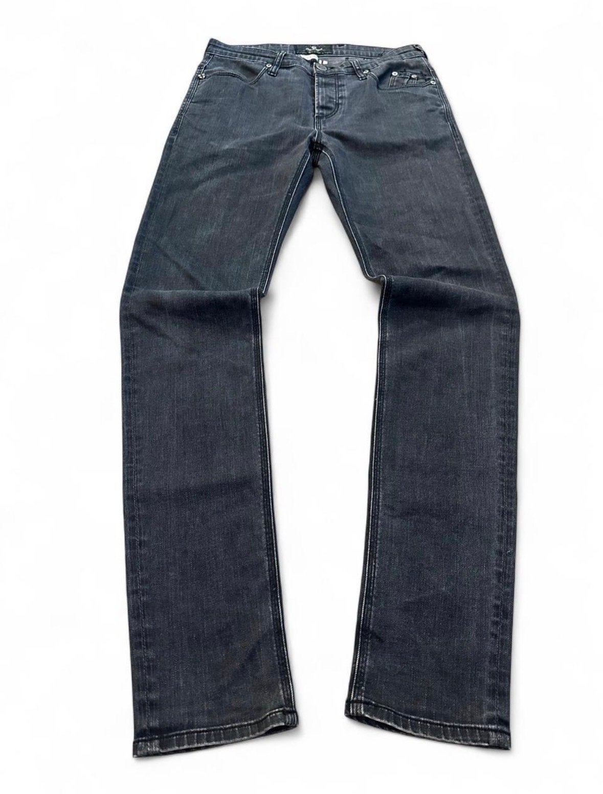Blue de Gênes Skinny Jeans 31x34 Zwart Premium Denim, Ophalen of Verzenden, Zo goed als nieuw, Zwart, W32 (confectie 46) of kleiner