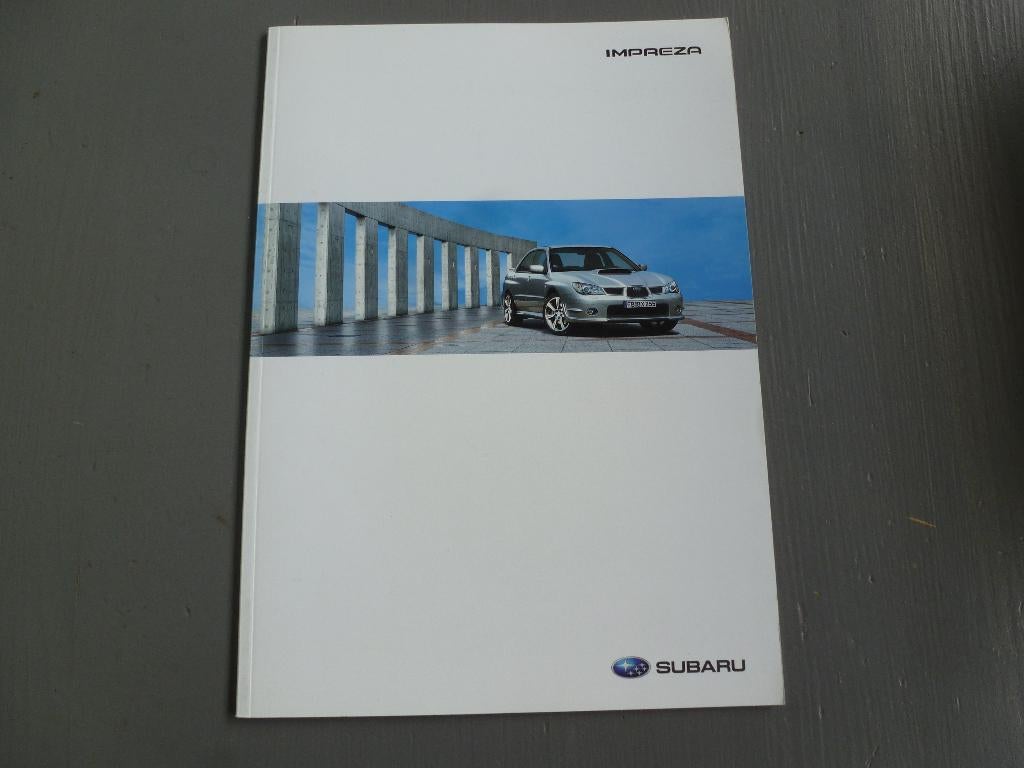 Subaru Impreza folder 2006 met kleurenkaart, Ophalen of Verzenden, Zo goed als nieuw, Overige merken