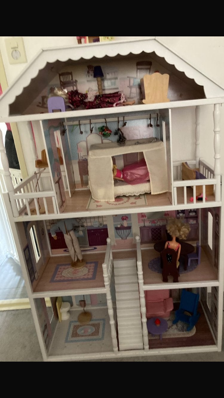 Poppenhuis groot, Ophalen, Zo goed als nieuw, Poppenhuis