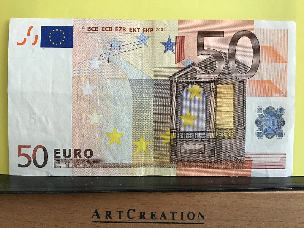 50 euro biljet 2x Duitsland X Trichet, Ophalen of Verzenden, Duitsland, 50 euro, Setje