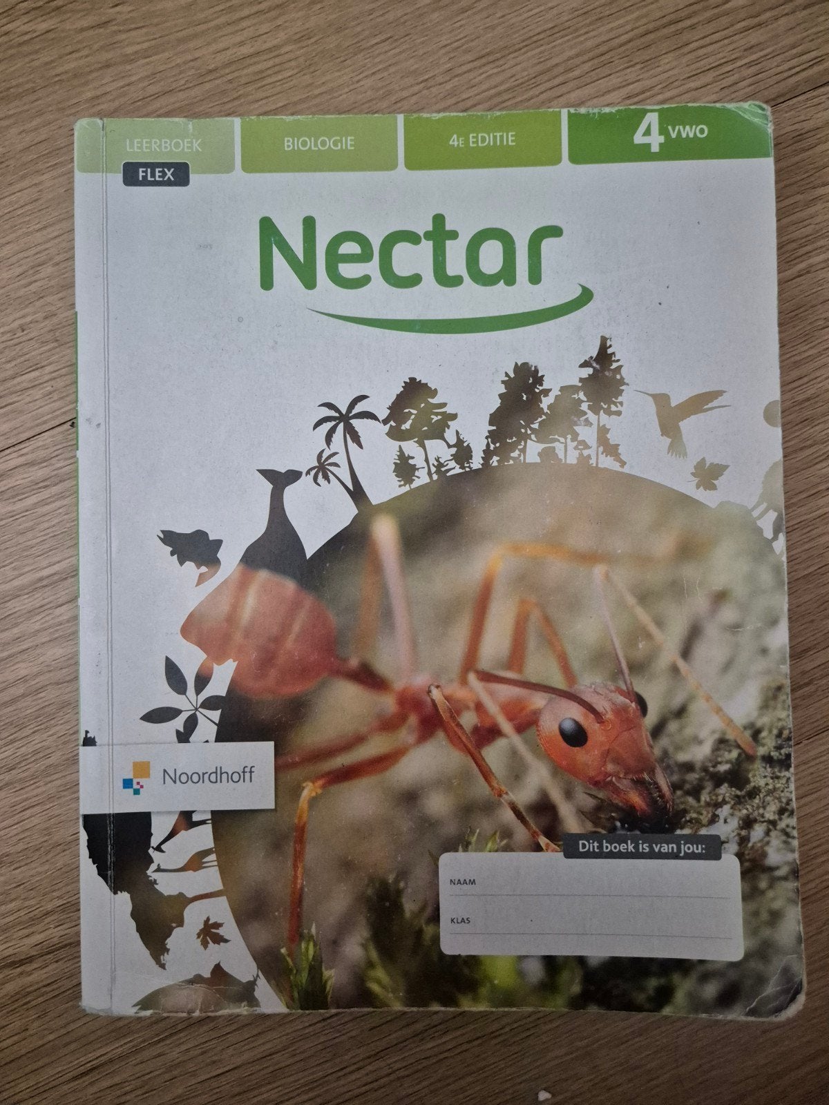 Nectar Biologie 4 VWO Leerboek 4e editie, Boeken, Ophalen of Verzenden, Beta, Gelezen, Noordhoff