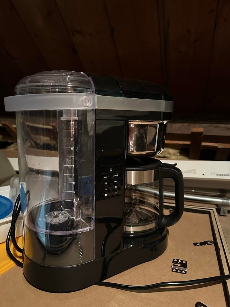 Filteroffiezetapparaat KitchenAid - zo goed als nieuw, Afneembaar waterreservoir, 10 kopjes of meer, Koffiemachine, Gemalen koffie
