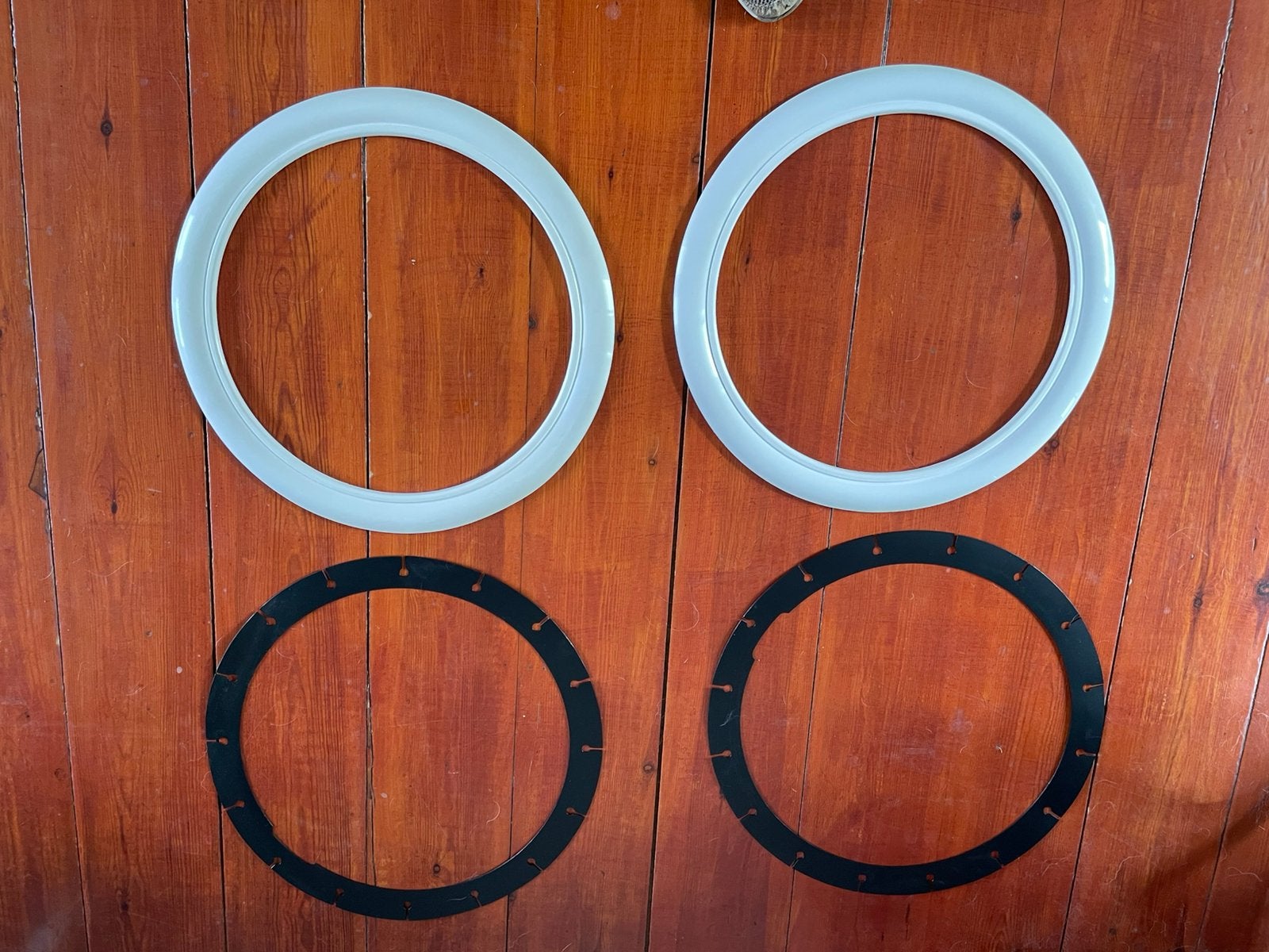 Witte velgranden 15 inch, Auto-onderdelen, Banden en Velgen, 15 inch, Velg(en), Nieuw, Ophalen of Verzenden