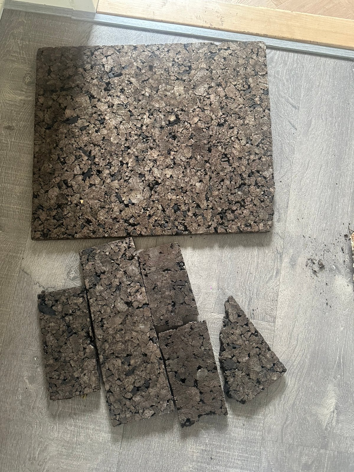Kurk achterwand, Overige materialen, Wandtegels, Zo goed als nieuw, Minder dan 5 m²