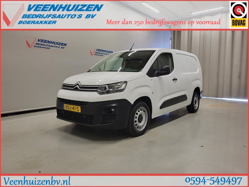 Citroën Berlingo 1.5BlueHDI L2/H1 Euro 6! (bj 2019), Auto's, Voorwielaandrijving, 730 kg, Gebruikt, Euro 6