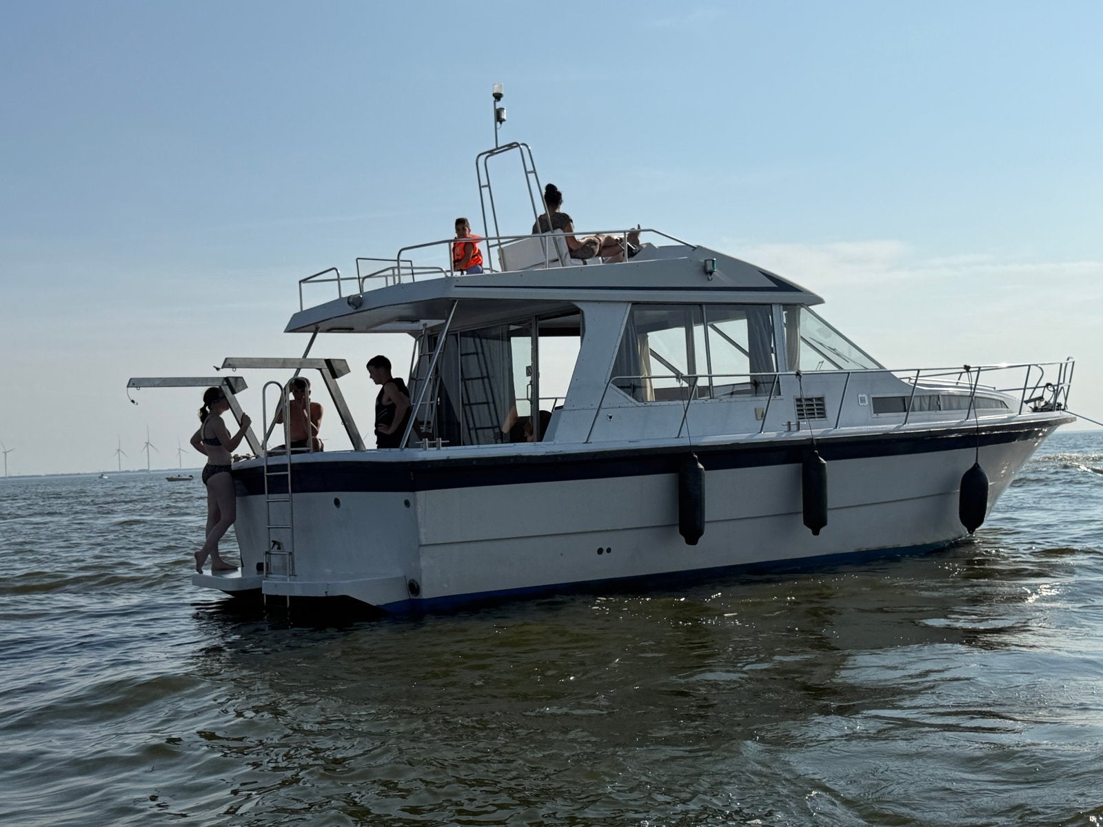 Marco 1100 Flybridge met 2x Volvo Penta 200pk Diesel, Ophalen, Overige merken, Gebruikt, 11 m