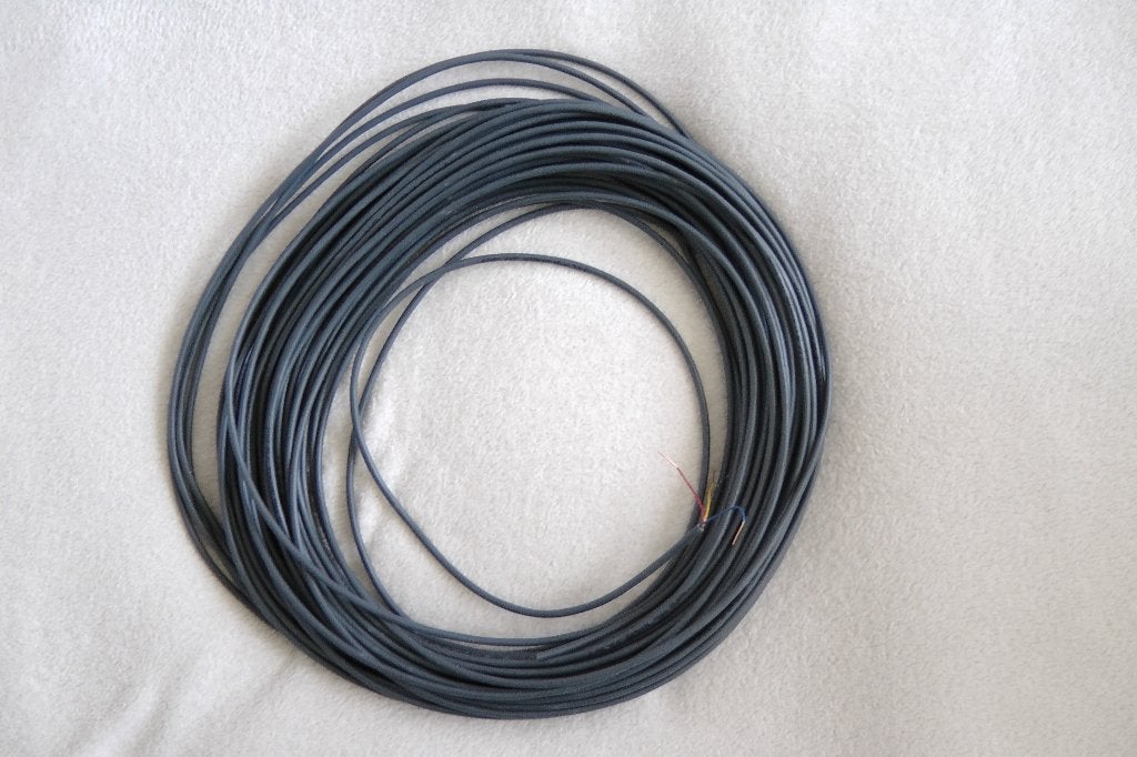Kabel ALCATEL 3 x 0,3 mm² (35 m) met 14 doosjes spijkerclips, Ophalen of Verzenden, Nieuw, Overige merken, Kabel of Snoer